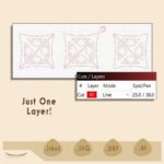 Bola de Navidad DIY - Adornos cortados con láser en SVG, DXF y AI para decoración festiva elegan - Imagen 5