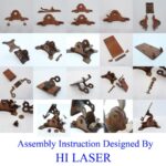 Soporte para teléfono cortado con láser, ángulo giratorio, archivos SVG, DXF, Ai, 3 mm y 1/8" - Imagen 4