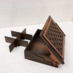 Paquete de caja de madera cortada a láser para 4 joyas - Archivos SVG, DXF, AI para regalos - Imagen 8