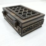 Paquete de caja de madera cortada a láser para 4 joyas - Archivos SVG, DXF, AI para regalos - Imagen 9