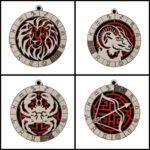 Ambientadores Zodiacales: Archivos SVG para Corte Láser y CNC - 12 Signos del Zodiaco - Imagen 2