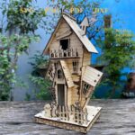 Rompecabezas 3D de Casa Embrujada de Madera para Halloween - Kit Láser Decorativo y Zombis Svg - Imagen 4