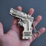 Archivo de corte láser para pistola de bandas elásticas - SVG DXF CDR11 madera contrachapada y MDF - Imagen 3