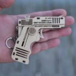 Archivo de corte láser para pistola de bandas elásticas - SVG DXF CDR11 madera contrachapada y MDF - Imagen 9