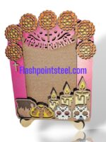 Foto digital para altar de muertos con marco de papel picado y flor de cempasúchil - Imagen 6