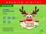 Letrero de Reno Navideño para Corte Láser - Archivo Digital de Adorno Navideño
