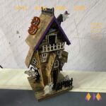 Rompecabezas 3D de Casa Embrujada de Madera para Halloween - Kit Láser Decorativo y Zombis Svg - Imagen 8