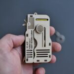 Archivo de corte láser para pistola de bandas elásticas - SVG DXF CDR11 madera contrachapada y MDF - Imagen 5