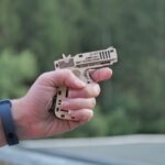 Archivo de corte láser para pistola de bandas elásticas - SVG DXF CDR11 madera contrachapada y MDF - Imagen 8