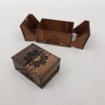 Caja de regalo de madera cortada a láser - Diseño 3 mm y 4 mm, archivos SVG DXF AI para corte - Imagen 8