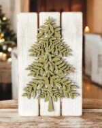 Paquete Digital de Letreros de Árboles Estilo Granja para Corte Láser - Archivos SVG para Glowforge y Navidad - Imagen 4