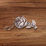 Rosa de Madera Contrachapada de 3 mm para Corte Láser - Decoración Artesanal Personalizada - Imagen 2