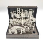 Libro desplegable de Semana Santa en DXF y SVG para corte láser - Ayuda didáctica y exhibición de madera - Imagen 6