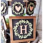 Bandeja escalonada de bienvenida a casa SVG para corte láser - Decoración personalizada de hogar dulce hogar - Imagen 2