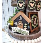 Bandeja escalonada de bienvenida a casa SVG para corte láser - Decoración personalizada de hogar dulce hogar - Imagen 3