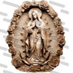 Diseño 3D de Nuestra Señora de Guadalupe para Corte y Grabado Láser - Listo para Usar