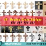 Corte Láser en Cruz: 45+ Archivos SVG Descargables para Proyectos Creativos