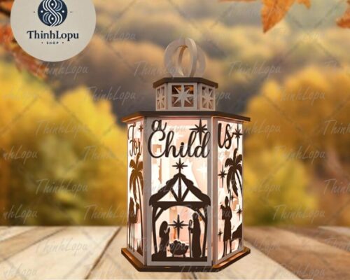 Farol de Natividad Navidad - Vela Digital para Decoración Festiva y Celebraciones