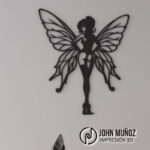 Hada Sensual para Corte Láser – Archivo Decorativo de Fantasía con Alas Grandes - Imagen 3