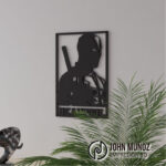 Deadpool Silueta – Archivo Láser Decorativo de Superhéroe para Corte en MDF o Acrílico - Imagen 2