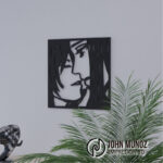 Pareja Anime – Archivo Decorativo para Corte Láser en MDF o Acrílico - Imagen 3