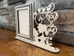Marco digital "Amantes de Ti y de Mí" para corte láser - Compatible con Glowforge y cortadoras láser - Imagen 4