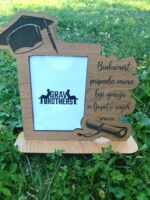 Marco de Fotos de Graduación para Cortes Láser | Descarga Instantánea (SVG, PDF, AI, CDR, DXF) - Imagen 2