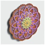 Diseño Mandala V3 Capas para Corte Láser | Archivos SVG para Cricut y Glowforge - Imagen 2