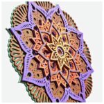 Diseño Mandala V4 para Corte Láser y Papel - Archivos SVG para Cricut y Glowforge - Imagen 2