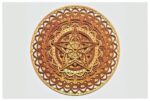 Mandala V8 Diseño Capas para Corte Láser y Papel | Vector SVG para Cricut y Glowforge - Imagen 7