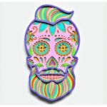 Diseño de Calavera de Azúcar V3 para Corte Láser - Mandala SVG para Cricut y Glowforge