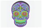 Diseño Caprichoso de Calavera de Azúcar v5 para Corte Láser y Cricut - SVG Mandala para Arte Creativo - Imagen 3