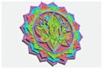 Diseño Lotus en Capas para Corte Láser - Archivos SVG para Cricut y Glowforge - Imagen 4