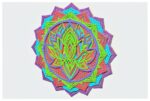 Diseño Lotus en Capas para Corte Láser - Archivos SVG para Cricut y Glowforge - Imagen 5