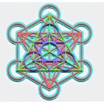 Diseño Capa Metatron Cube para Corte Láser y Papel - Mandala Vector SVG para Cricut y Glowforge