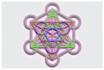Diseño Capa Metatron Cube para Corte Láser y Papel - Mandala Vector SVG para Cricut y Glowforge - Imagen 2