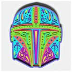 Diseño de Casco Espacial en Capas para Corte Láser y Cricut - Archivo Vector SVG Mandala - Imagen 3