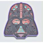 Diseño de Casco Espacial en Capas para Corte Láser y Cricut - Archivo Vectorial SVG