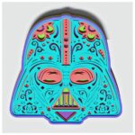 Diseño de Casco Espacial en Capas para Corte Láser y Cricut - Archivo Vectorial SVG - Imagen 3