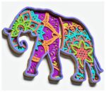 Diseño de Mandala de Elefante en Capas para Corte Láser y Cricut - Archivo SVG Optimizado - Imagen 4