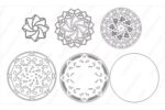Diseño Mandala en Capas para Corte Láser y Papel - Archivos SVG para Cricut y Glowforge - Imagen 5