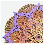 Diseño Mandala V4 para Corte Láser y Papel - Archivos SVG para Cricut y Glowforge - Imagen 3