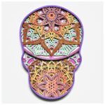 Diseño de Mandala de Calavera para Corte Láser y Cricut - Archivo SVG Descargable - Imagen 5