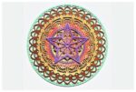 Mandala V8 Diseño Capas para Corte Láser y Papel | Vector SVG para Cricut y Glowforge - Imagen 8