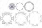 Sri Yantra Mandala para Corte Láser y Cricut - Diseño Vectorial SVG para Decoración y Proyectos DIY - Imagen 7
