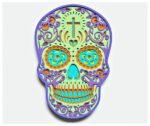 Diseño de Calavera de Azúcar en Capas para Corte Láser y Papel - SVG Mandala para Cricut y Glowforge