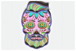 Diseño de Calavera de Azúcar V3 para Corte Láser - Mandala SVG para Cricut y Glowforge - Imagen 4