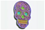 Diseño de Calavera de Azúcar V4 para Corte Láser y Cricut - SVG Mandala para Proyectos Creativos - Imagen 4