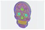 Diseño de Calavera de Azúcar V4 para Corte Láser y Cricut - SVG Mandala para Proyectos Creativos - Imagen 5