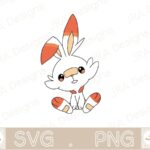 Scor Bunny SVG y PNG - Archivo de corte láser para Cricut y Silhouette